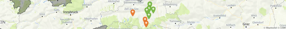 Map view for Pharmacies emergency services nearby Dorfgastein (Sankt Johann im Pongau, Salzburg)